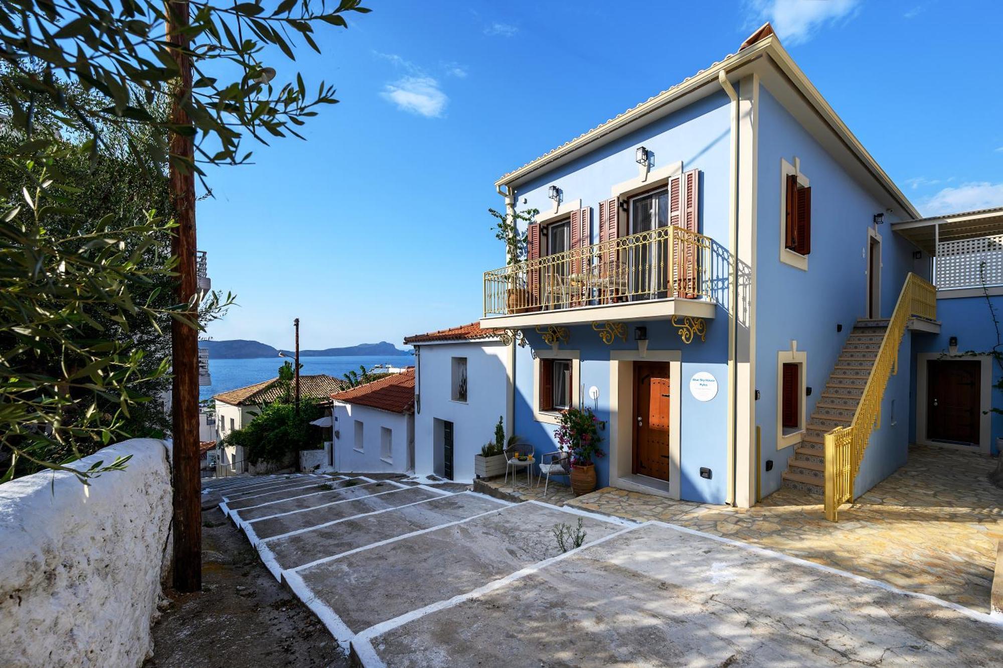 Blue Sky House Aparthotel Pylos Exterior foto